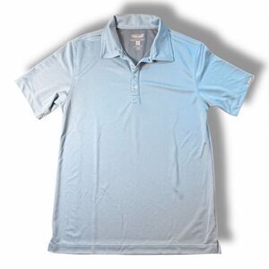 Cariloha Men's Light Blue Crazy-Soft Bamboo Polo Shirt Size Medium Lightweight